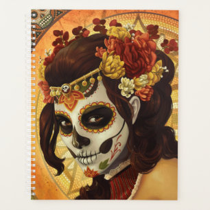 Dia De Los Muertos Throw Pillow Planner