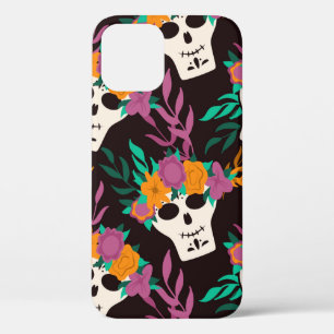 Dia de Los Muertos,traditional Mexican Halloween f iPhone 12 Case