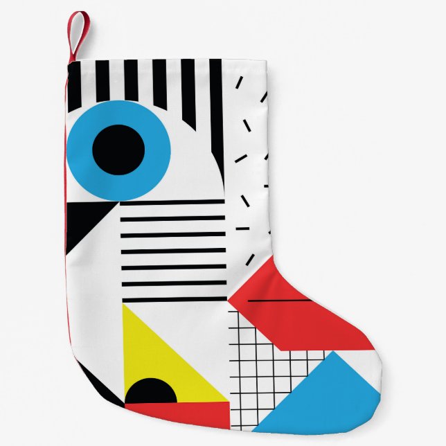 Dia de Los Muertos: Traditional Small Christmas Stocking (Front)