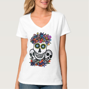 DIA DE LOS MUERTOS TRES CALAVERA T-Shirt
