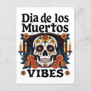 Día De Los Muertos Vibes Oaxaca Day of the Dead  Postcard
