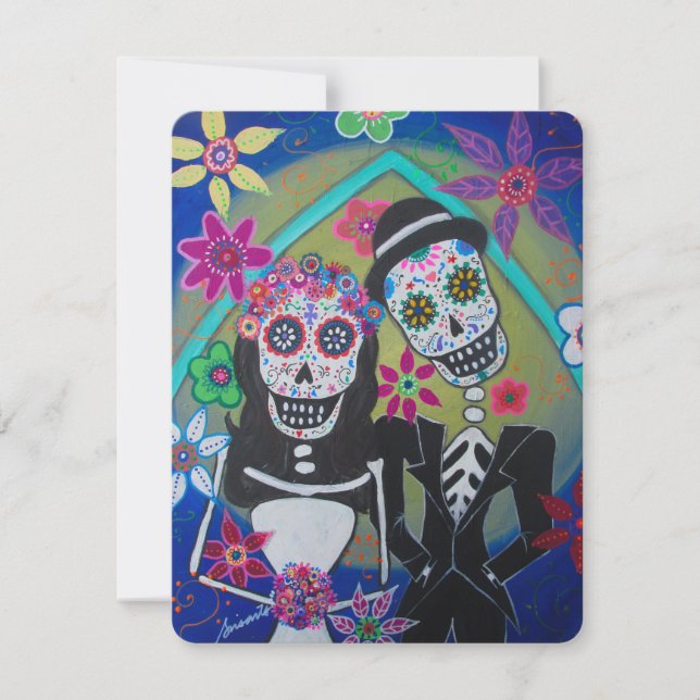 DIA DE LOS MUERTOS WEDDING INVITATION (Front)