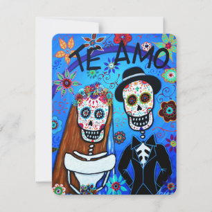 DIA DE LOS MUERTOS WEDDING INVITATION