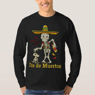 DIA DE MUERTOS (DAY OF THE DEAD) men's long sleeve T-Shirt