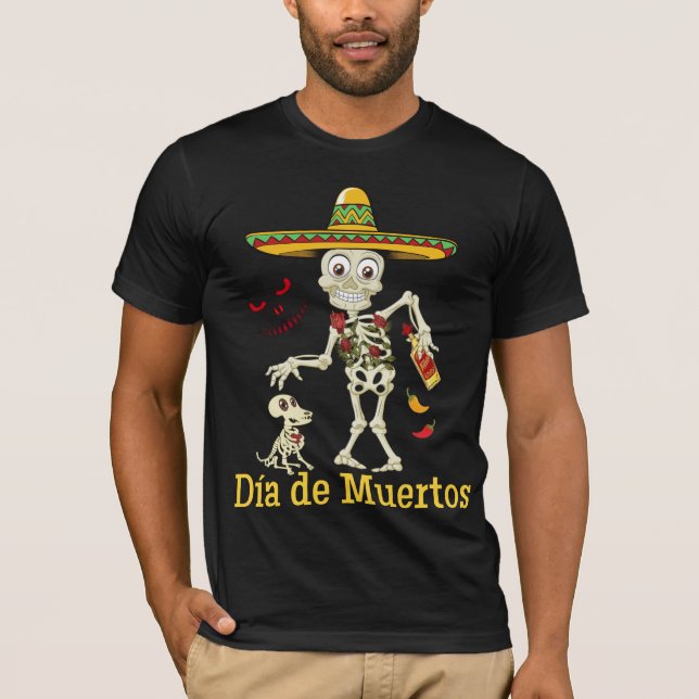 DIA DE MUERTOS (DAY OF THE DEAD) MEN'S T-Shirt (Front)