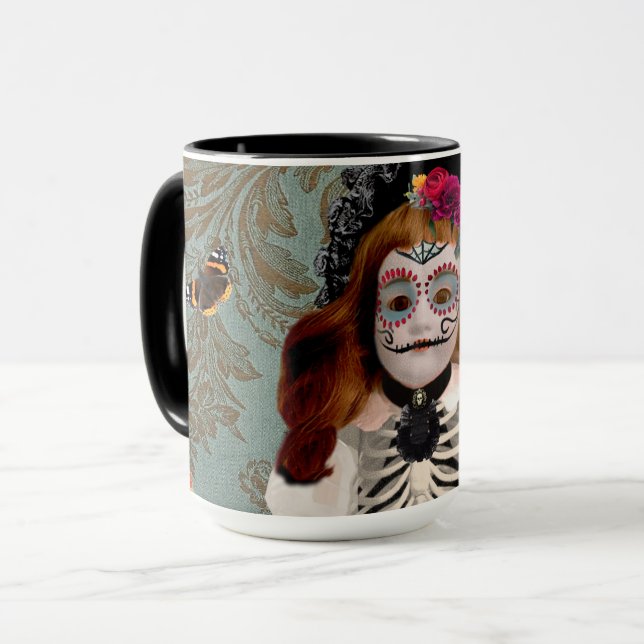 Día de Muertos Personalised Mug (Front Left)