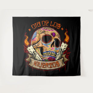 Dia De Muertos Tapestry