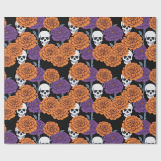Día de muertos wrapping paper
