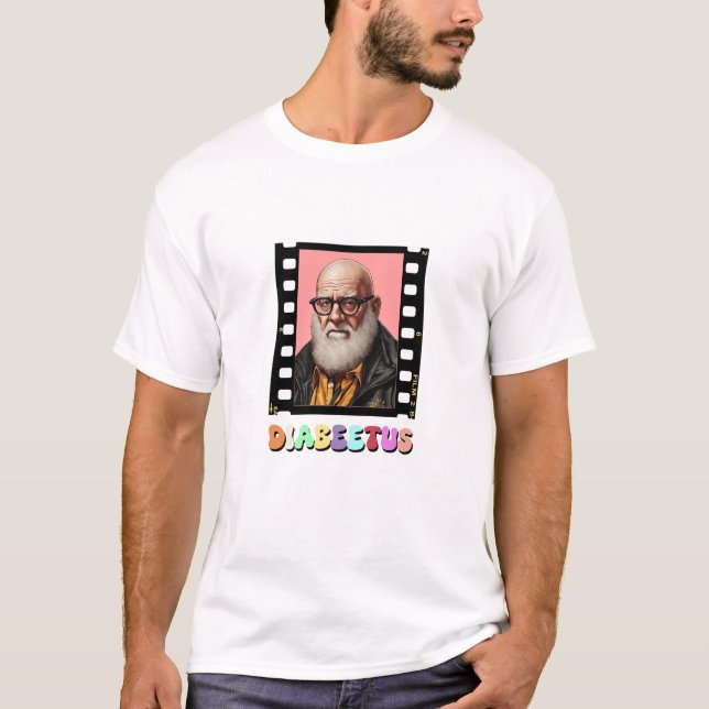 Diabeetus Funny Fall Holiday Groovy T-Shirt (Front)