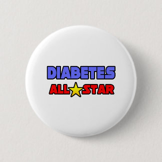 Diabetes All Star 6 Cm Round Badge