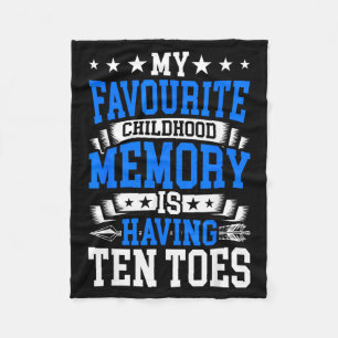 Diabetes Amputated Toes Funny Toe Amputee Fleece Blanket