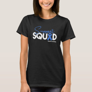 Diabetes Awareness Blue Ribbon Support Squad T-Shirt