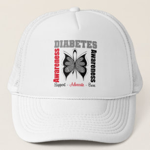 Diabetes Awareness Butterfly Trucker Hat