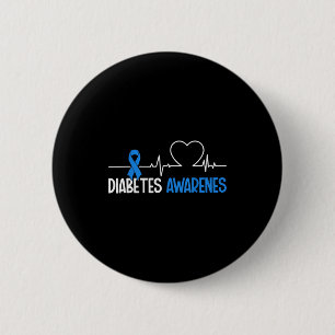 Diabetes Awareness Day World Diabetes Month  6 Cm Round Badge