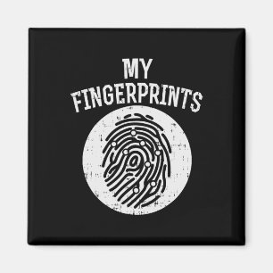 Diabetes Awareness Diabetic My Fingerprints Type 1 Magnet