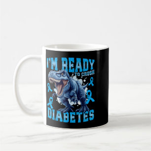 Diabetes Awareness Diabetic Trex Coffee Mug