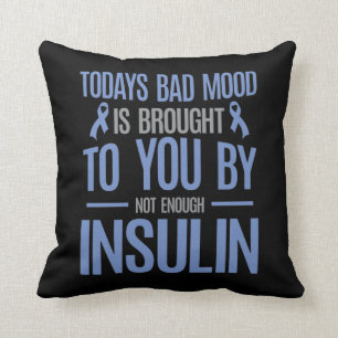 Diabetes Awareness Insulin Warrior Diabetic Cushion