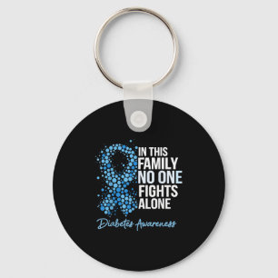 Diabetes Awareness  Key Ring