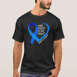 Diabetes Awareness Month 2022 T1D T2D Her Fight Is T-Shirt