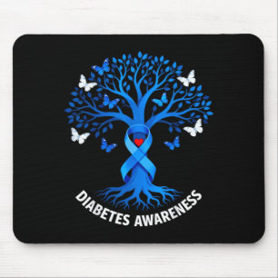 Diabetes Awareness Month Diabetic Blue Mouse Pad