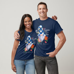 Diabetes Awareness Month Gnome We Wear Blue T-Shirt