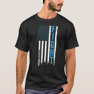 Diabetes Awareness Patriotic Diabetic American Fla T-Shirt