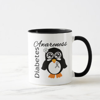 Diabetes Awareness Penguin Mug