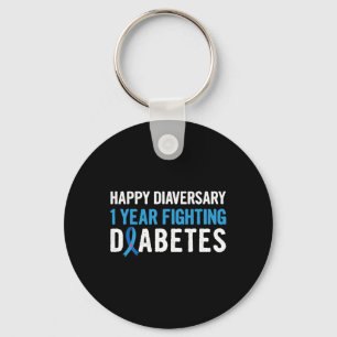 Diabetes Awareness Pun For A Type 1 Diabetes Diabe Key Ring