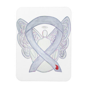 Diabetes Awareness Ribbon Angel NIDDM Magnet