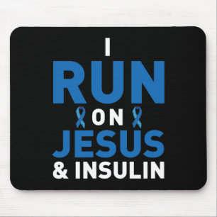 Diabetes Awareness Type 1 2 - Diabetic T1D T2D 4 Mouse Pad