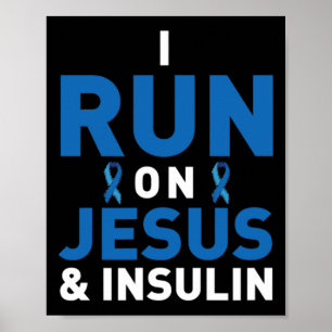 Diabetes Awareness Type 1 2 - Diabetic T1d T2d 4  Poster