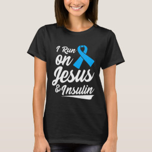 Diabetes Awareness Type 1 2 - Diabetic T1D T2D T-Shirt