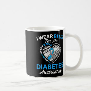 Diabetes Awareness Type 1 2 In November We Wear Bl Coffee Mug