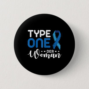 Diabetes Awareness Type 1 - Diabetic T1d 2  6 Cm Round Badge