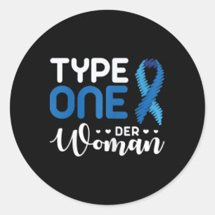 Diabetes Awareness Type 1 - Diabetic T1d 2  Classic Round Sticker