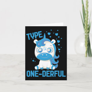 Diabetes Awareness Type 1 - Diabetic T1d  Card