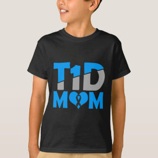 Diabetes Awareness Type 1 - Diabetic T1D Mum  T-Shirt