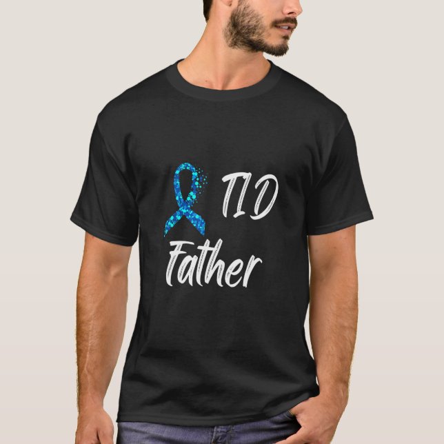 Diabetes Awareness Type 1 Insulin Father T-Shirt (Front)