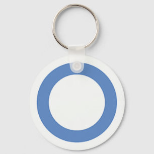 diabetes-blue-circle key ring