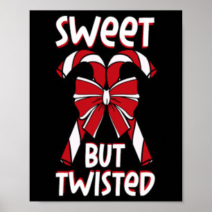 Diabetes Christmas Candy Cane Blood Sugar Diabetic Poster