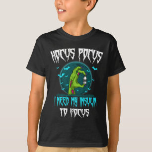 Diabetes Diabetic Patient Type 1 2 Halloween Party T-Shirt