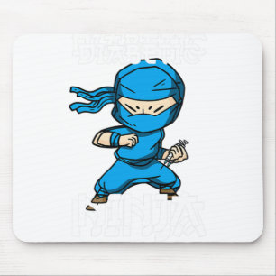 Diabetes Fighter Ninja T1D Diabetic Awareness Mont Mouse Pad
