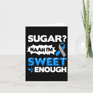 Diabetes Quotes Diabetes Fighter Diabetes Awarenes Card