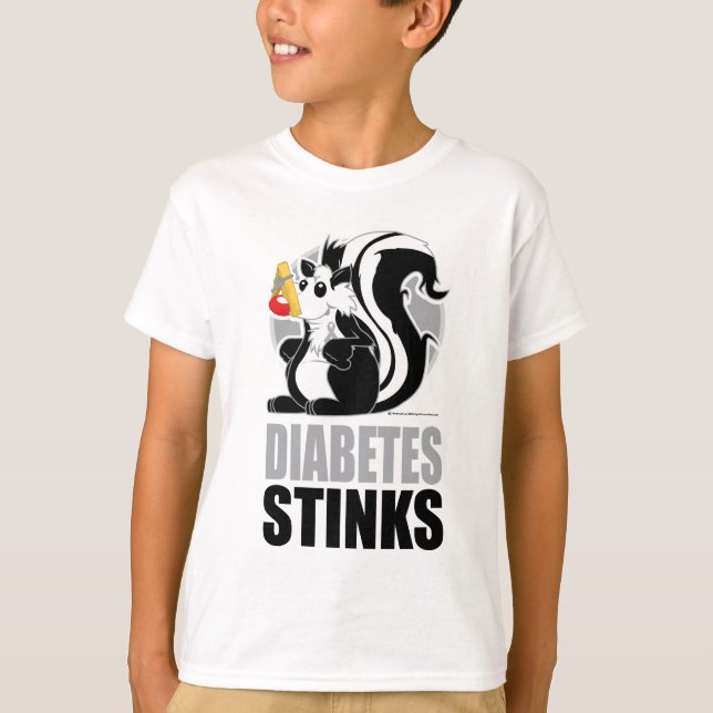 Diabetes Stinks T-Shirt (Front)