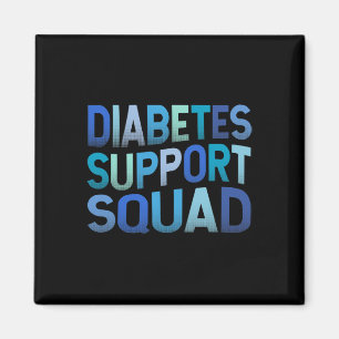 Diabetes Support Squad T1d Type 1 Diabetes Warrior Magnet