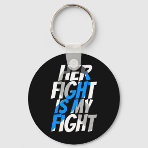 Diabetes Type 1 Ribbon Type 2 Diabetes Awareness Key Ring