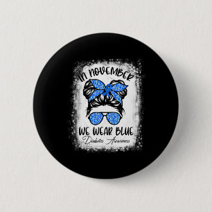 Diabetes Warrior Awareness Diabetic Support Type W 6 Cm Round Badge