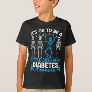 Diabetes Warrior Mom awareness It's Ok To Be Diffe T-Shirt
