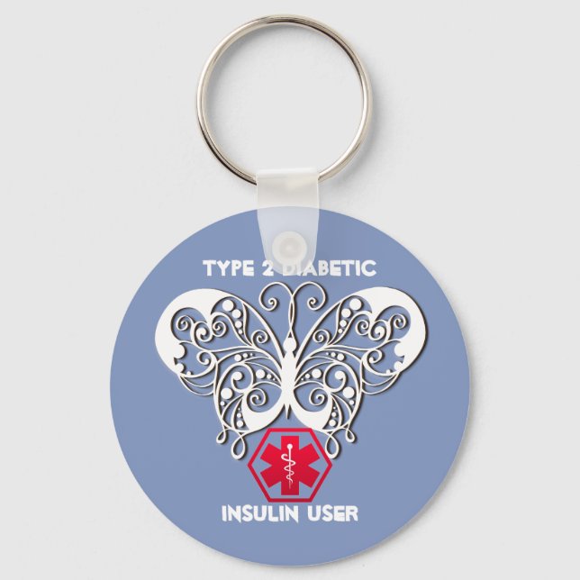 Diabetic Alert Key Ring (Front)