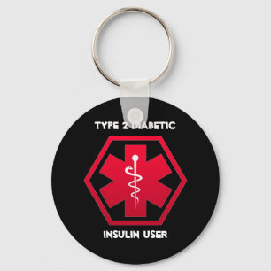 Diabetic Alert Key Ring